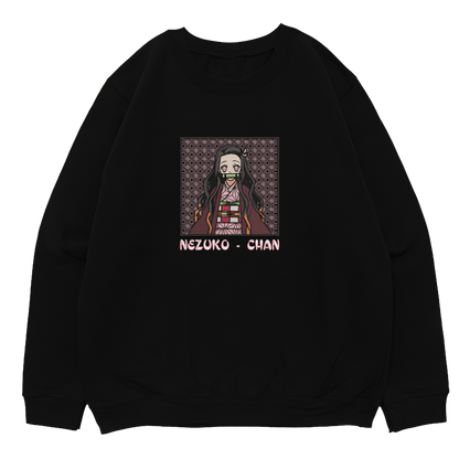 NEZUKO Embroidered Oversized Sweatshirt