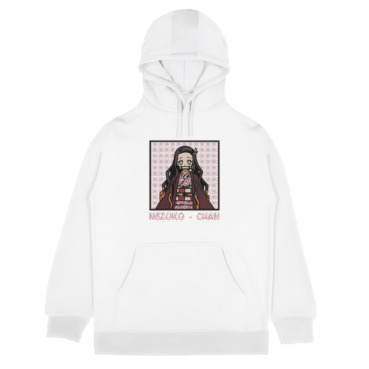 NEZUKO Embroidered Oversized Hoodie