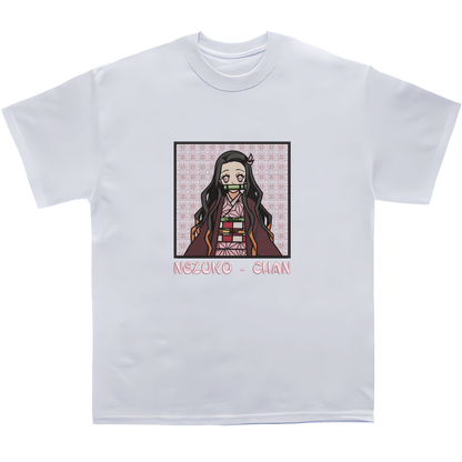 NEZUKO Embroidered Oversized TShirt