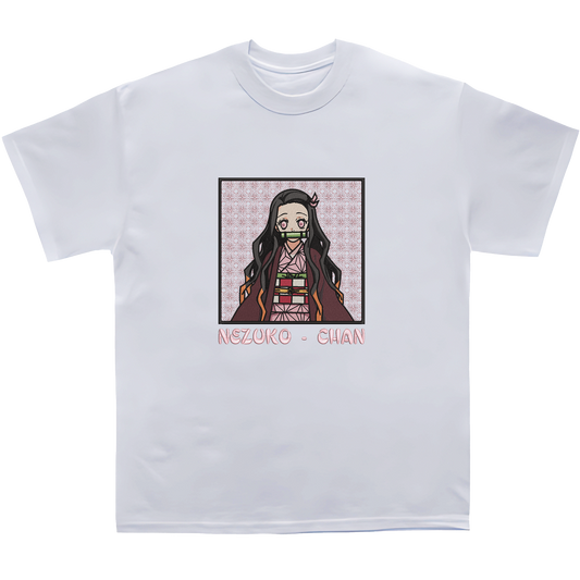 NEZUKO Embroidered Oversized TShirt