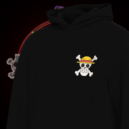One Piece - Straw Hat Crew Hoodie : Luxe Embroidery