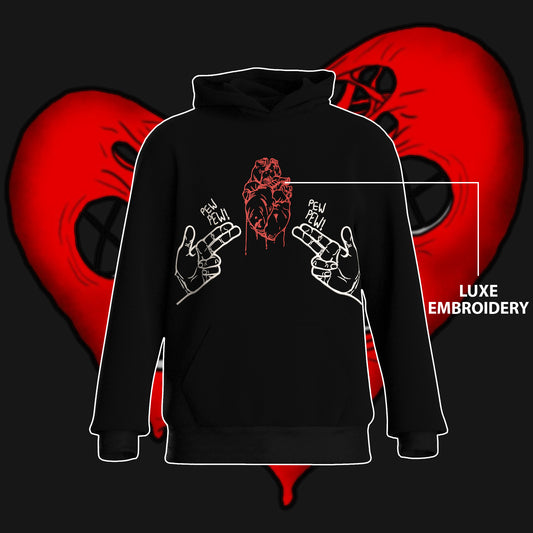 THE PEW PEW Hoodie - Premium Embroidery