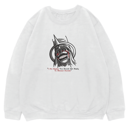 STATUE OF GOD Embroidered Oversized Sweatshirt