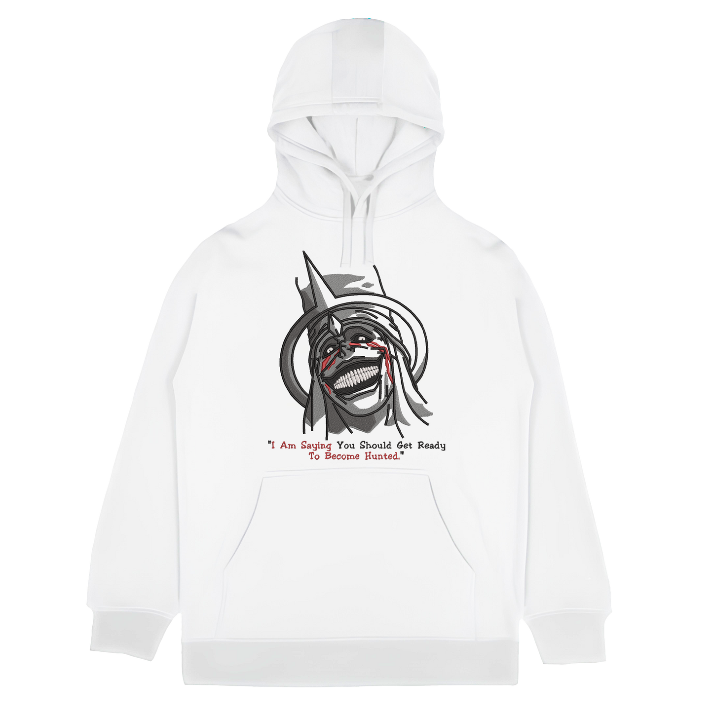 STATUE OF GOD Embroidered Oversized Hoodie