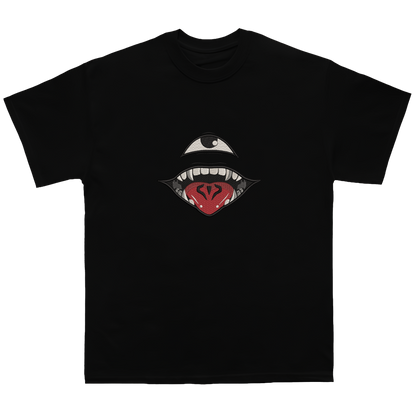 SUKUNA EYE AND MOUTH Embroidered Oversized TShirt