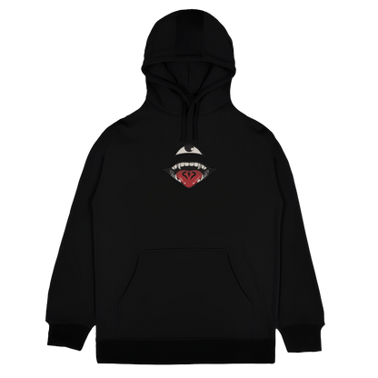 SUKUNA EYE AND MOUTH Embroidered Oversized Hoodie