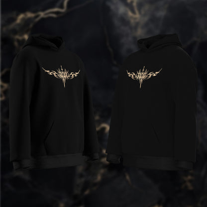 The Death's Emblem Embroidery Hoodie