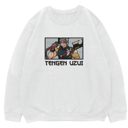 TENGEN UZUI - SOUND HASHIRA Embroidered Oversized Sweatshirt