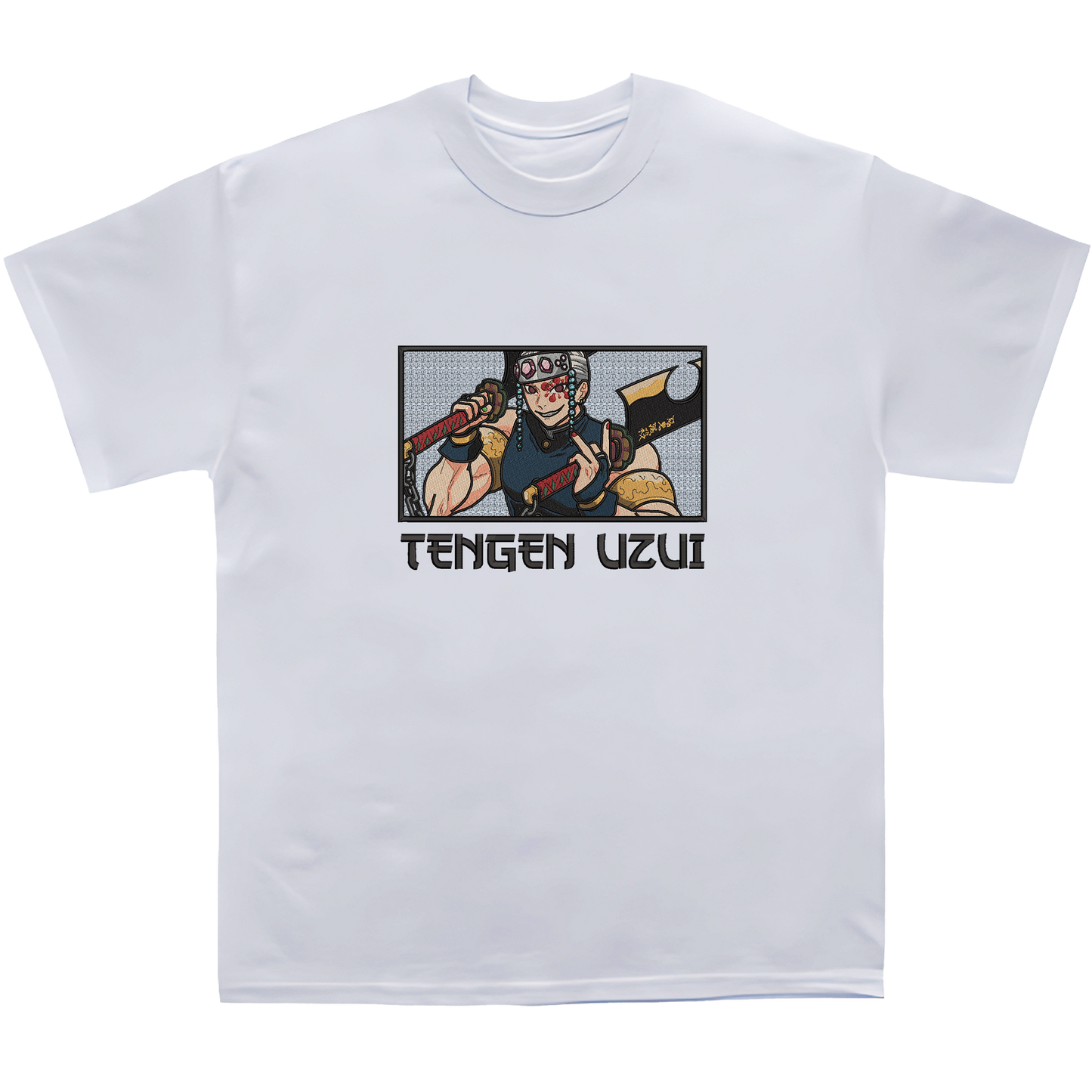 TENGEN UZUI - SOUND HASHIRA Embroidered Oversized TShirt