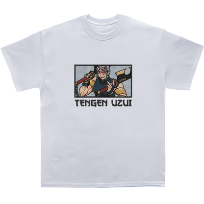 TENGEN UZUI - SOUND HASHIRA Embroidered Oversized TShirt