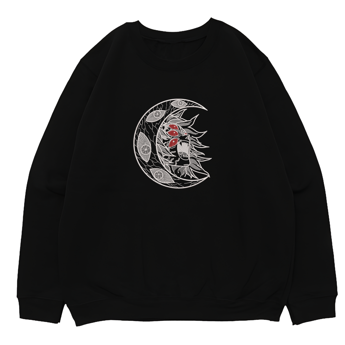 KOKUSHIBO - UPPERMOON 1 Embroidered Oversized Sweatshirt