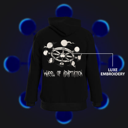 WHEEL Of ADAPTATION Embroidered Hoodie