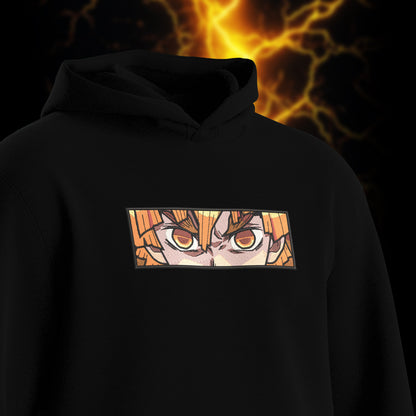 Zenitsu Agatsuma Hoodie - Luxe Embroidery & Premium Fabric
