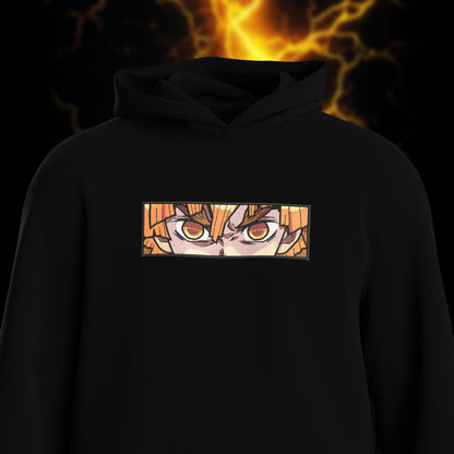 Zenitsu Agatsuma Hoodie - Luxe Embroidery & Premium Fabric