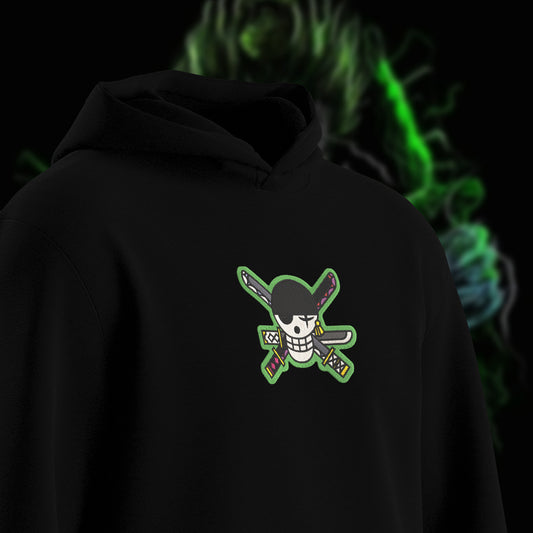 RORONOA ZORO Embroidered Hoodie