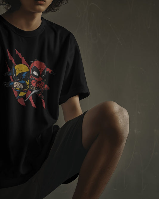 DEADPOOL x WOLVERINE Oversized Tshirt