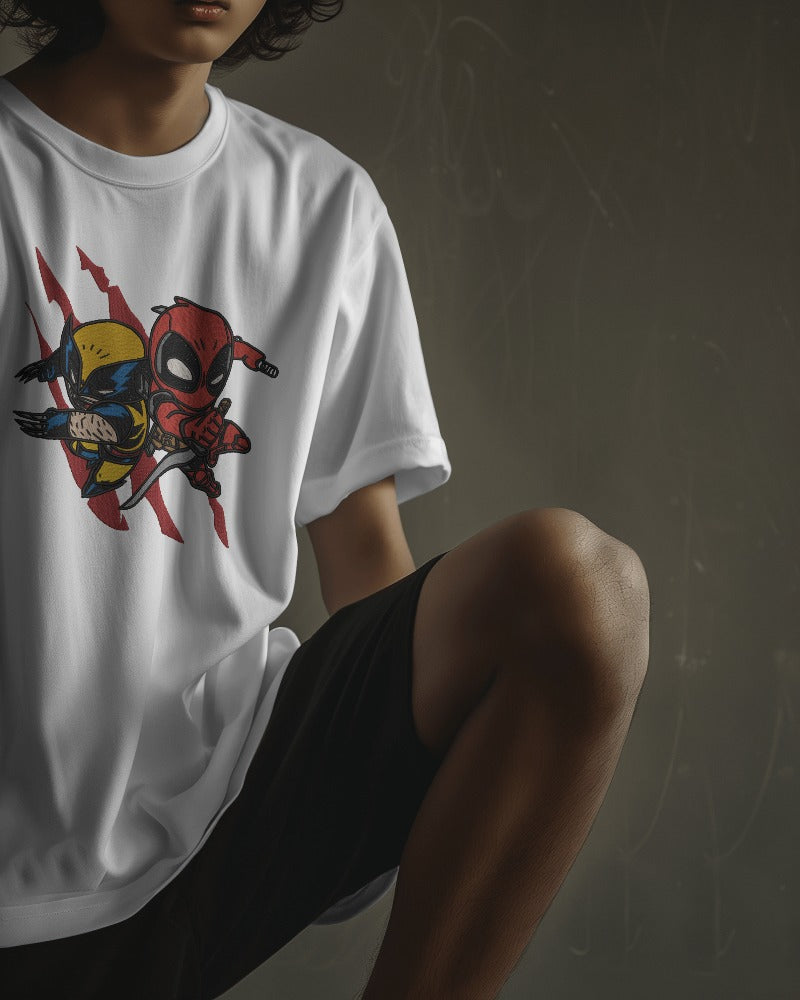 DEADPOOL x WOLVERINE Oversized Tshirt