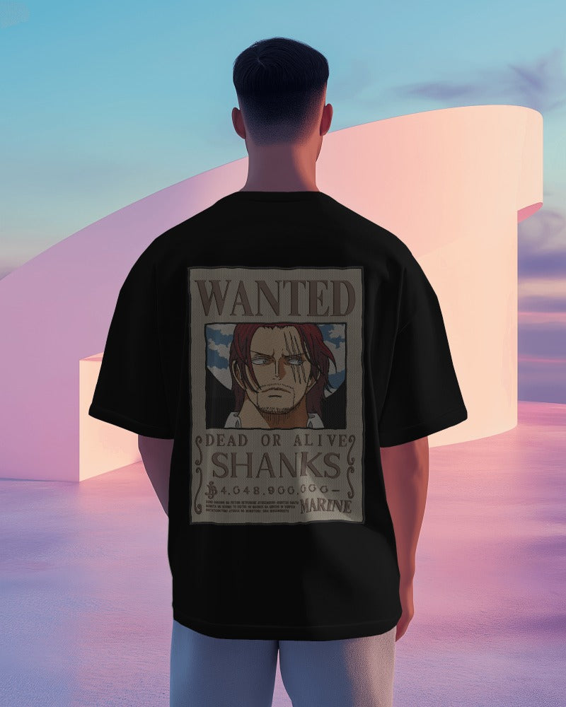 AKAGAMI SHANKS Embroidered Oversized TShirt