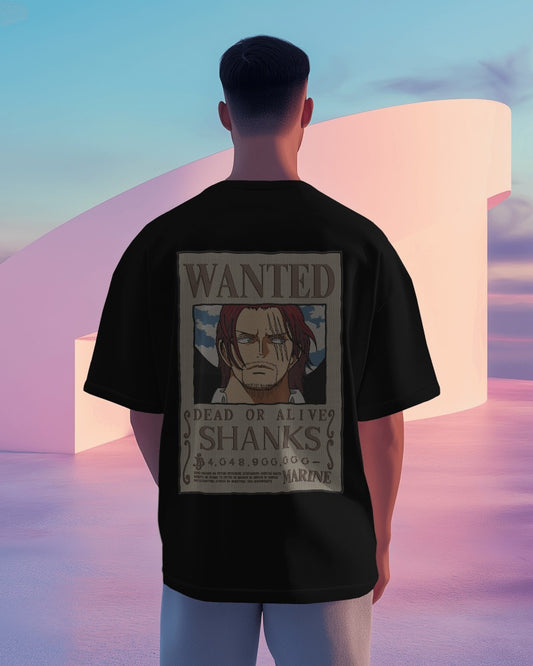 AKAGAMI SHANKS Embroidered Oversized TShirt