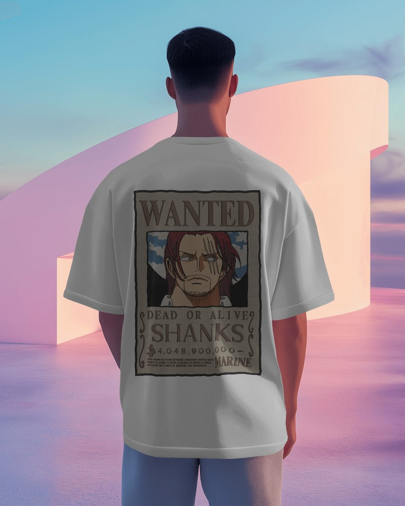 AKAGAMI SHANKS Embroidered Oversized TShirt