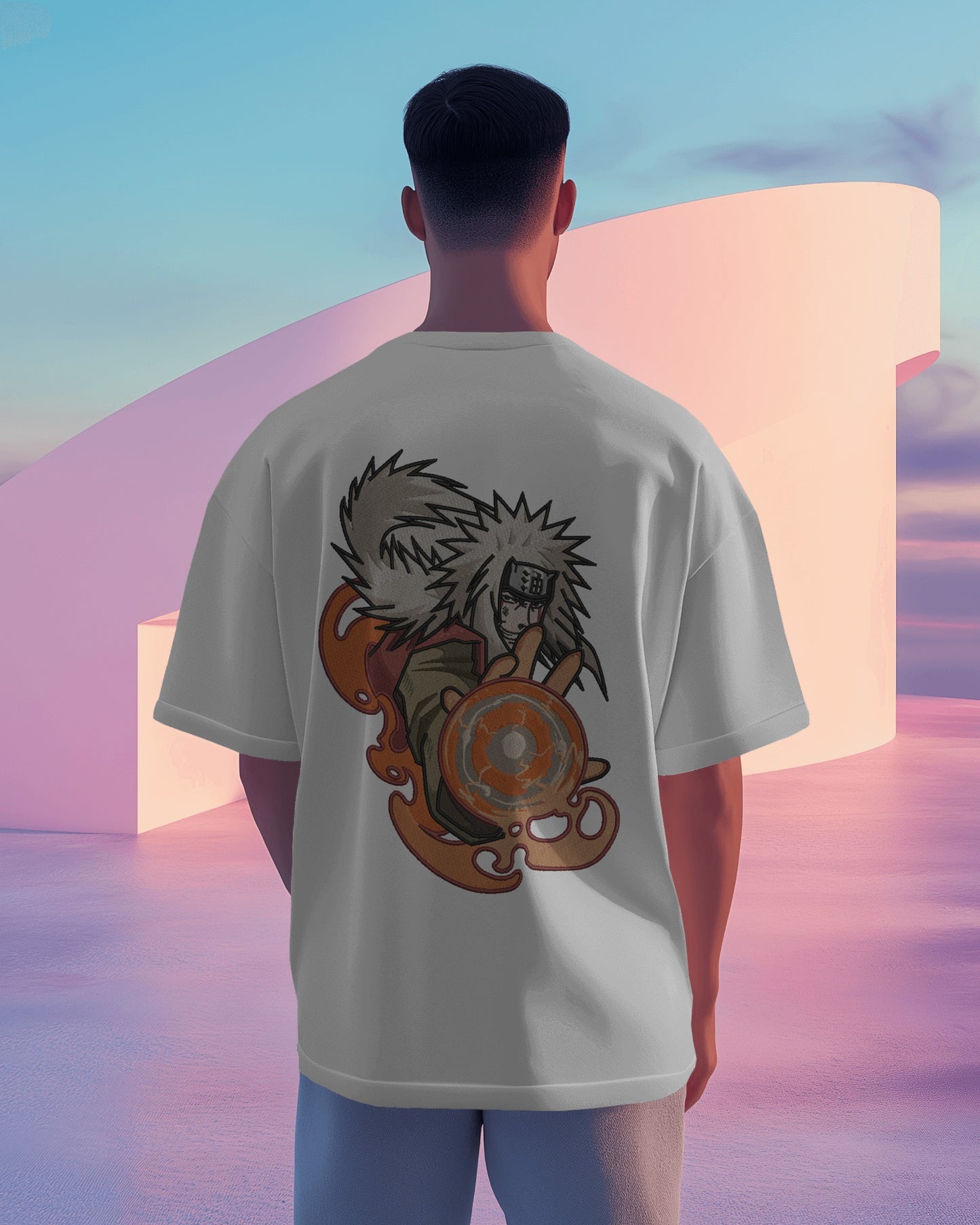 JIRAYA Embroidered Oversized TShirt