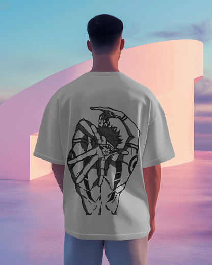 SUKUNA Embroidered Oversized TShirt