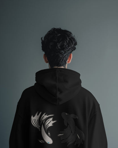 GOJO & GETO Embroidered Oversized Hoodie