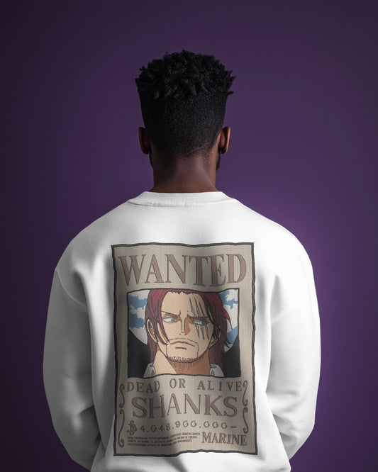 AKAGAMI SHANKS Embroidered Oversized Sweatshirt