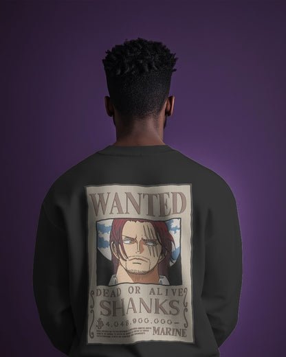 AKAGAMI SHANKS Embroidered Oversized Sweatshirt