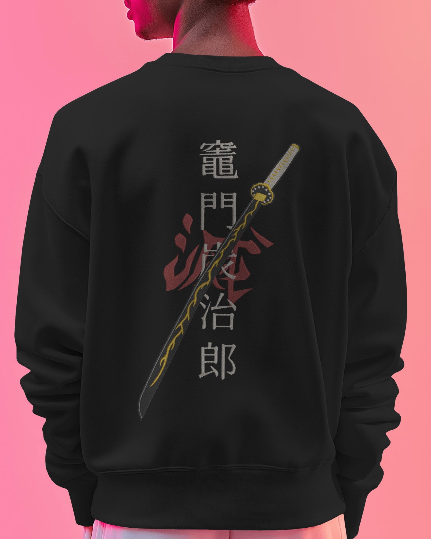 ZENITSU Embroidered Oversized Sweatshirt