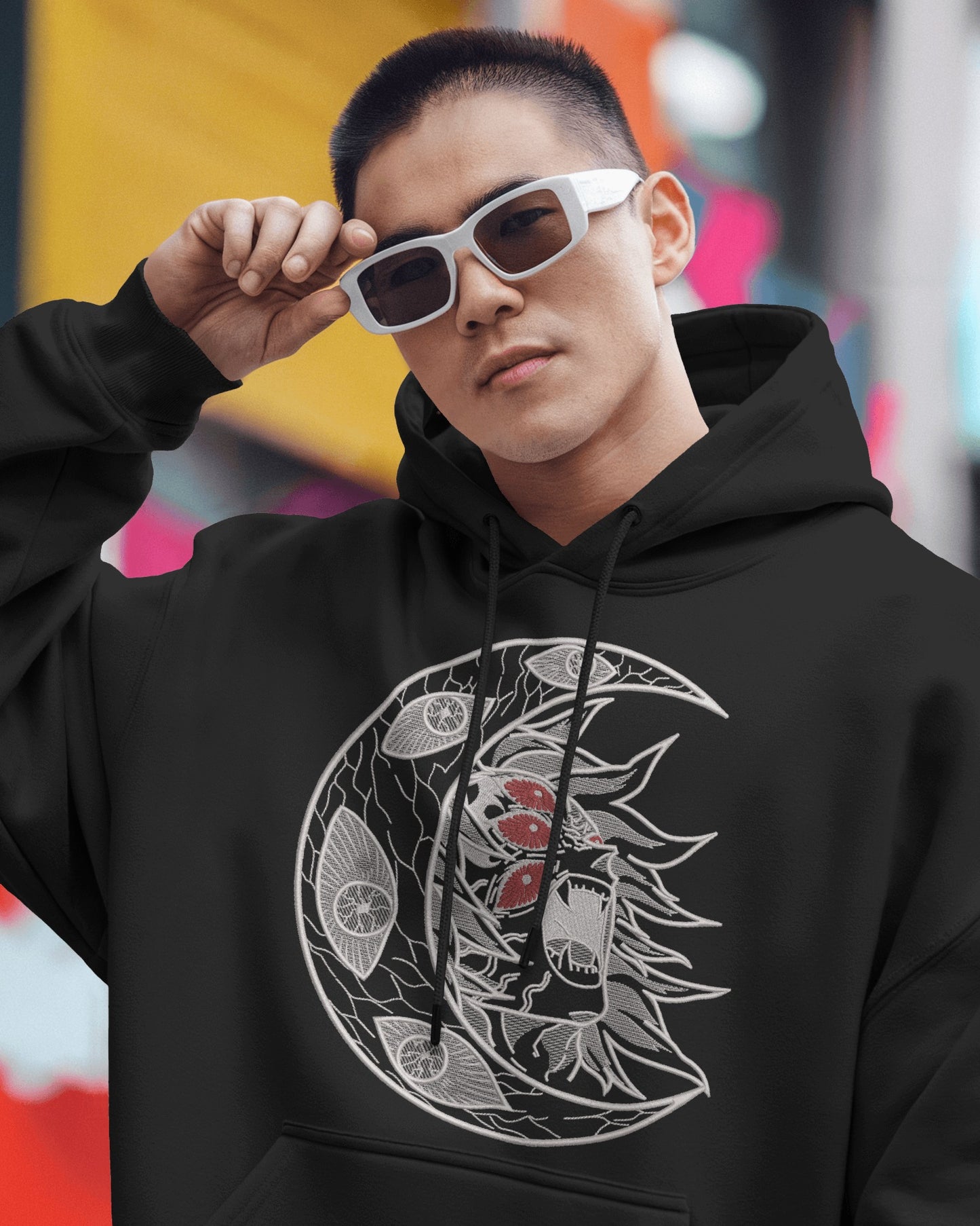 KOKUSHIBO - UPPERMOON 1 Embroidered Oversized Hoodie