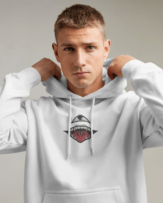SUKUNA EYE AND MOUTH Embroidered Oversized Hoodie