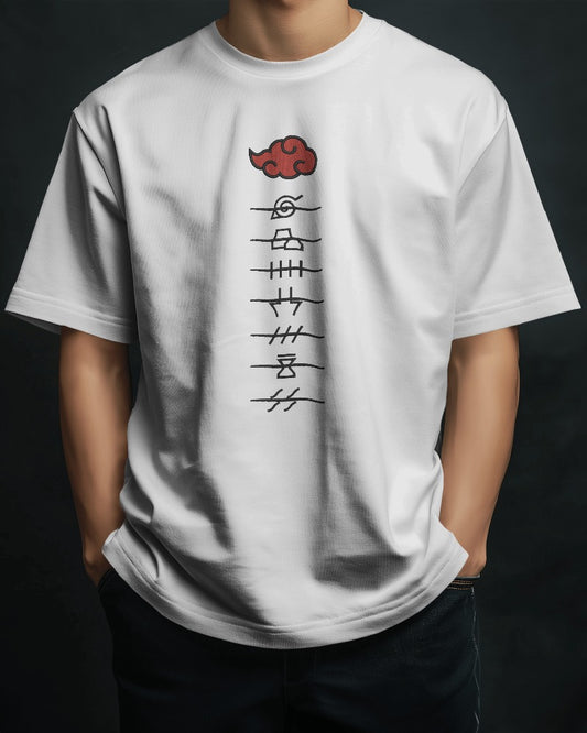 AKATSUKI Embroidered Oversized TShirt