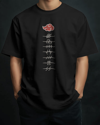 AKATSUKI Embroidered Oversized TShirt