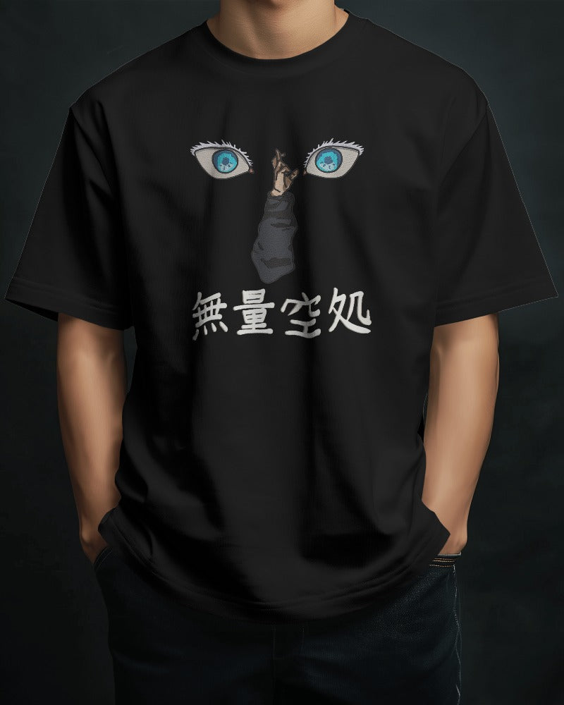 GOJO Muryōkūsho Embroidered Oversized TShirt