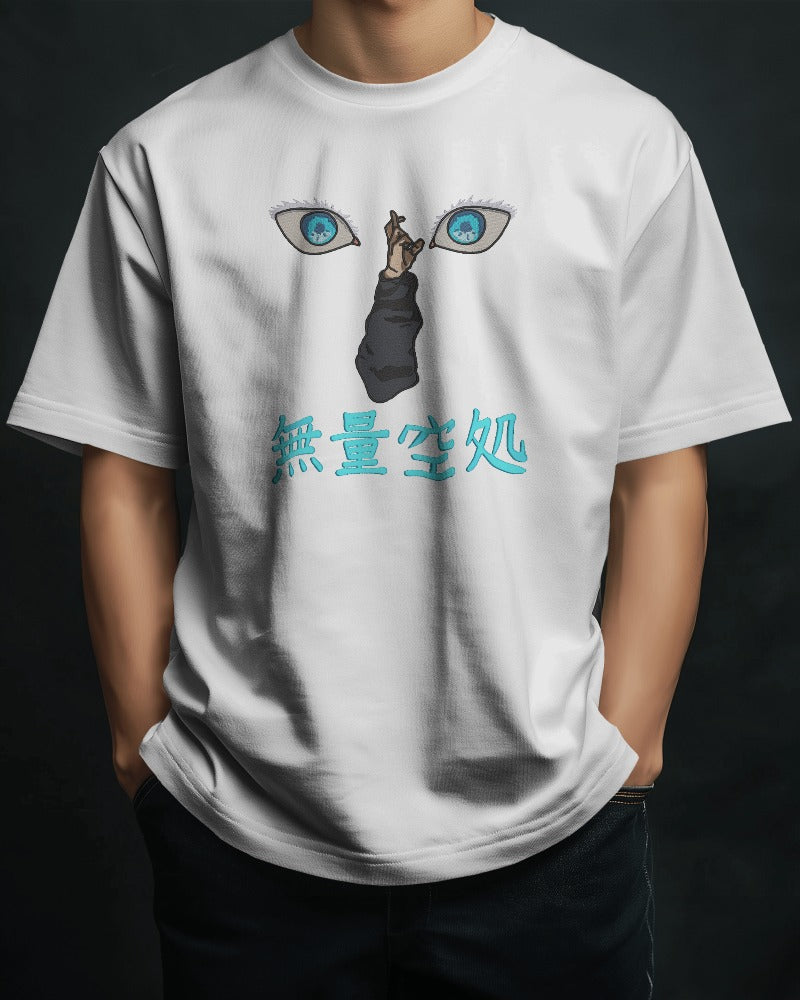 GOJO Muryōkūsho Embroidered Oversized TShirt