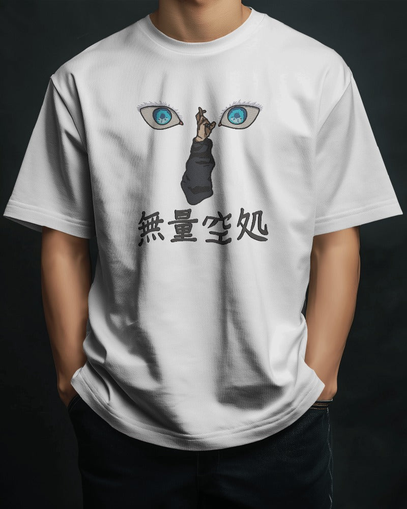 GOJO Muryōkūsho Embroidered Oversized TShirt