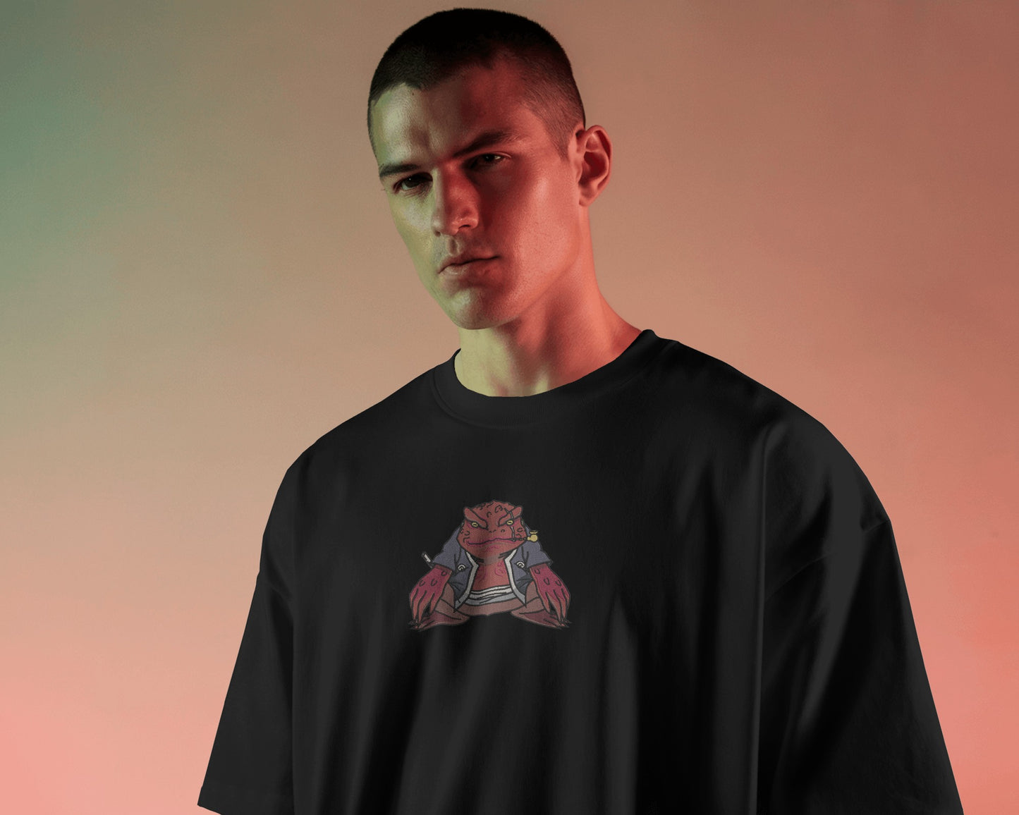 JIRAYA Embroidered Oversized TShirt