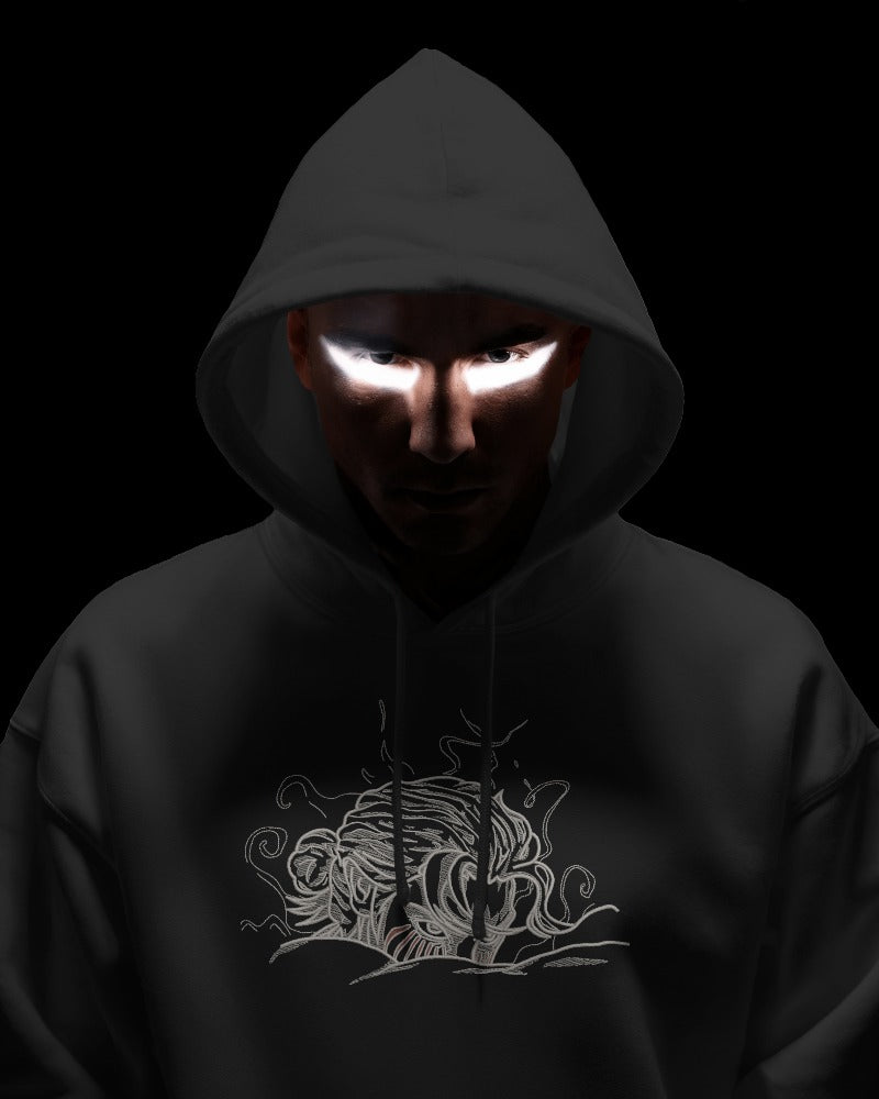 EREN YEAGER Embroidered Oversized Hoodie