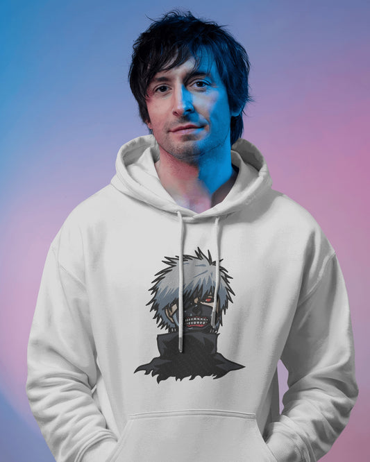 KEN KANEKI Embroidered Oversized Hoodie
