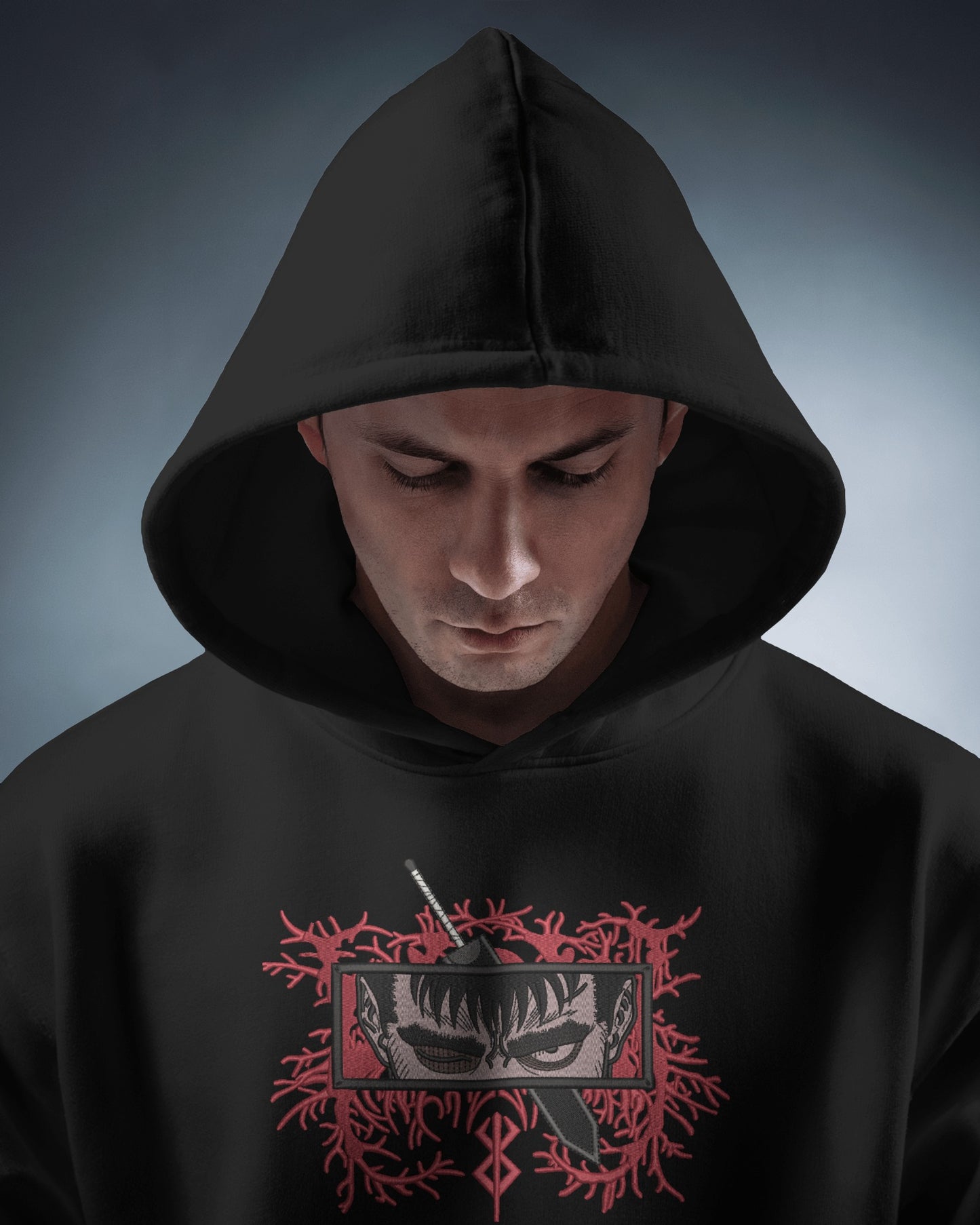 GUTS Colored Embroidered Hoodie