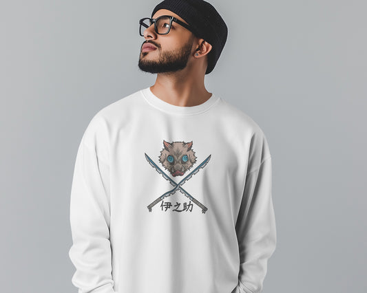 INOSUKE Embroidered Oversized Sweatshirt