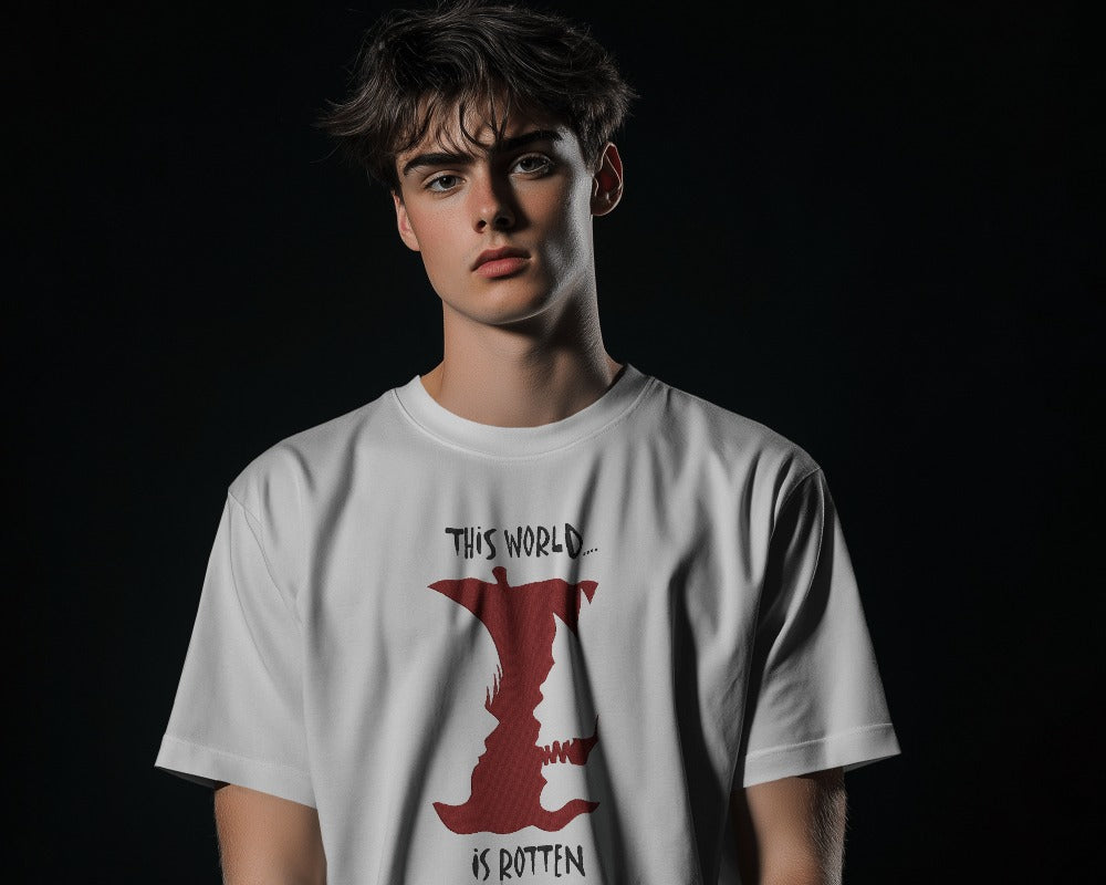 DEATHNOTE 2 Embroidered Oversized TShirt