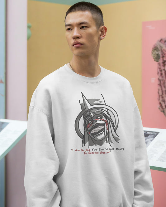 STATUE OF GOD Embroidered Oversized Sweatshirt