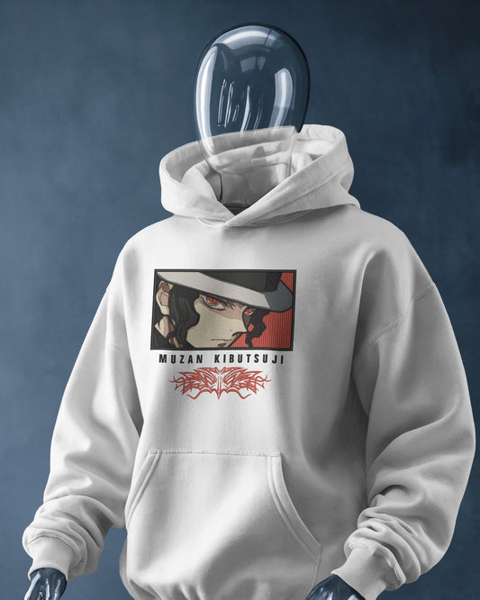 MUZAN KIBUTSUJI Embroidered Oversized Hoodie
