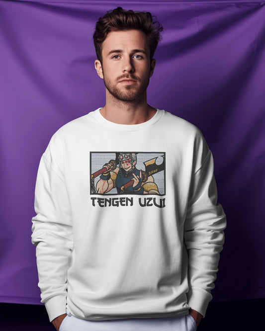 TENGEN UZUI - SOUND HASHIRA Embroidered Oversized Sweatshirt