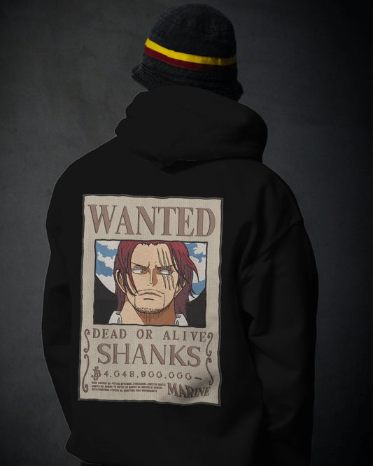 AKAGAMI SHANKS Embroidered Oversized Hoodie