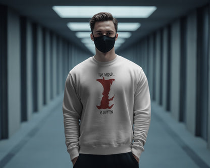 DEATHNOTE 2 Embroidered Oversized Sweatshirt