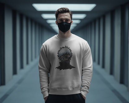 KEN KANEKI Embroidered Oversized Sweatshirt