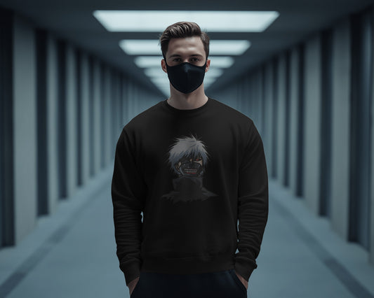 KEN KANEKI Embroidered Oversized Sweatshirt